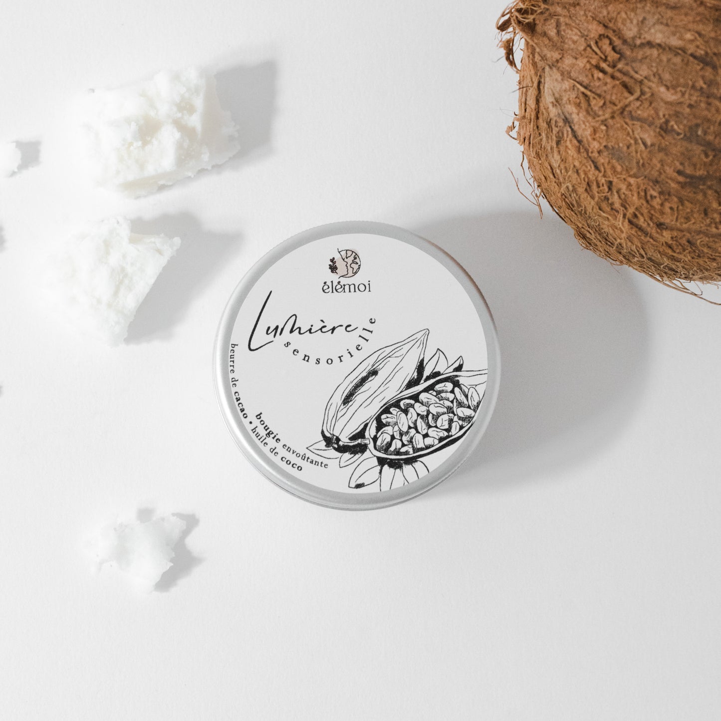 Bougie de massage "Lumière sensorielle" - BIO