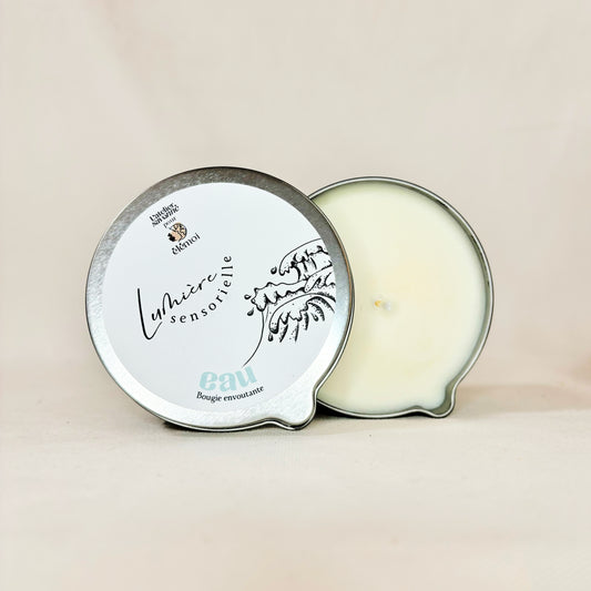 Bougie de massage "Lumière sensorielle" - EAU